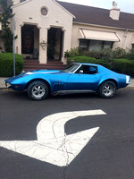 1969 Corvette custom blue Angel